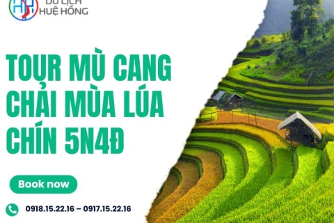 Tour Mù Cang Chải Mùa Lúa Chín 5N4Đ