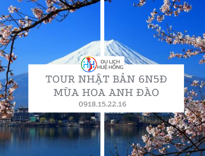 Tour Nhật Bản 6N5Đ Mùa Hoa Anh Đào