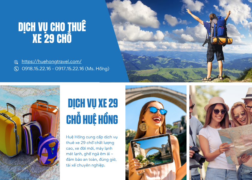 Dịch vụ cho thuê xe 29 chỗ